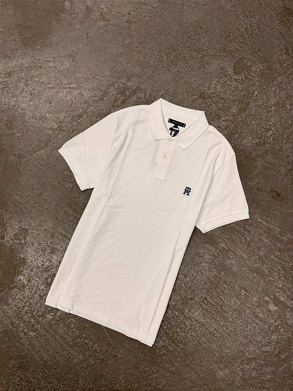 Polo Tommy Hilfiger New Imd Reg White