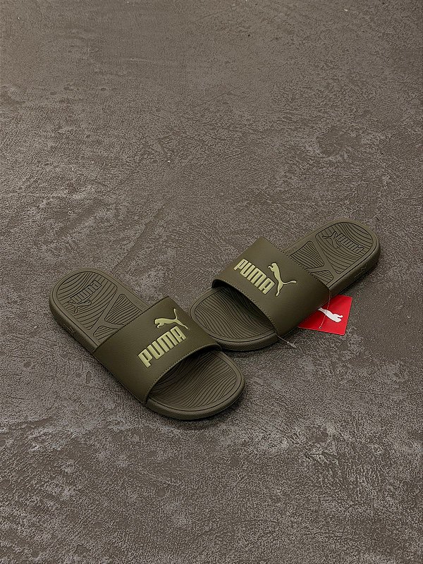 Chinelo Puma Cool Cat 2.0 - Verde