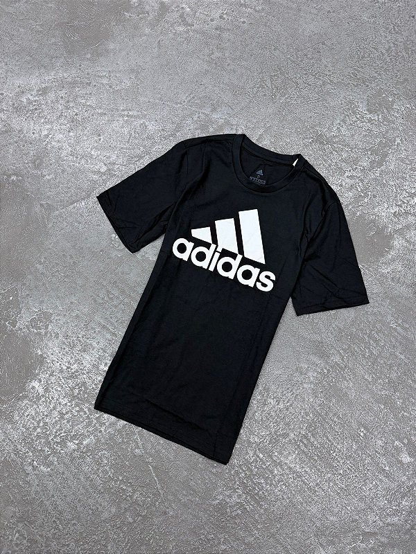 Camiseta Adidas Essentials Big Logo ( Preta )