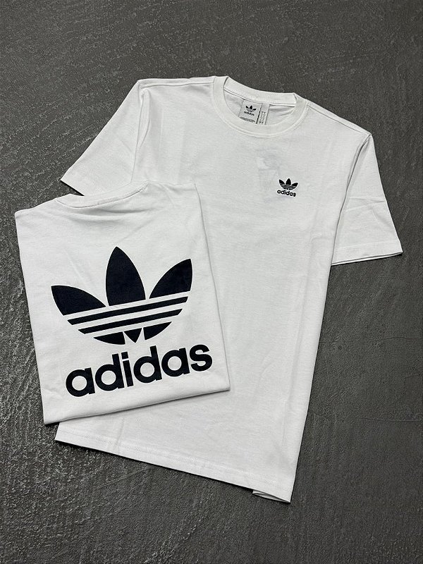 Camiseta Adidas Boxy Adicolor Classics Back+Front Trefoil