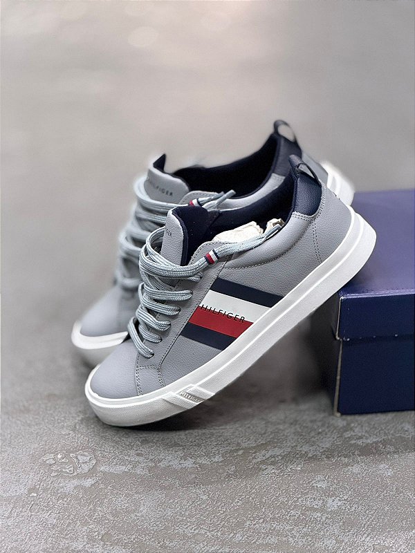 Tênis Tommy Hilfiger Dino 9A ( Cinza )