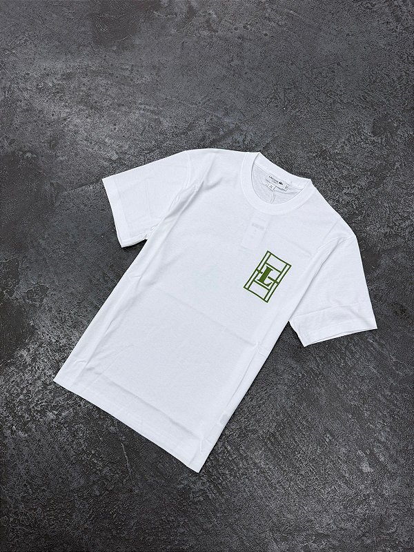 Camiseta Lacoste L 2026 ( Branca )