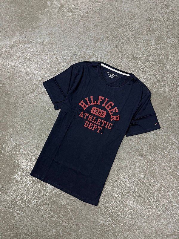 Camiseta Tommy Hilfiger 1985 Athletic Logo ( Azul Marinho )