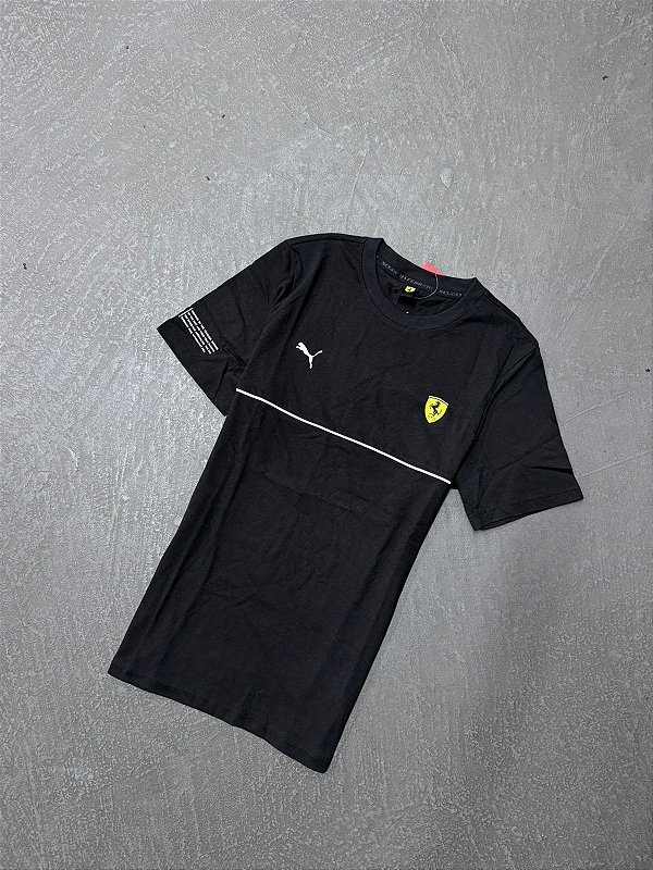 Camiseta Ferrari Scuderia HP Race SDS Tee Men ( Preto )