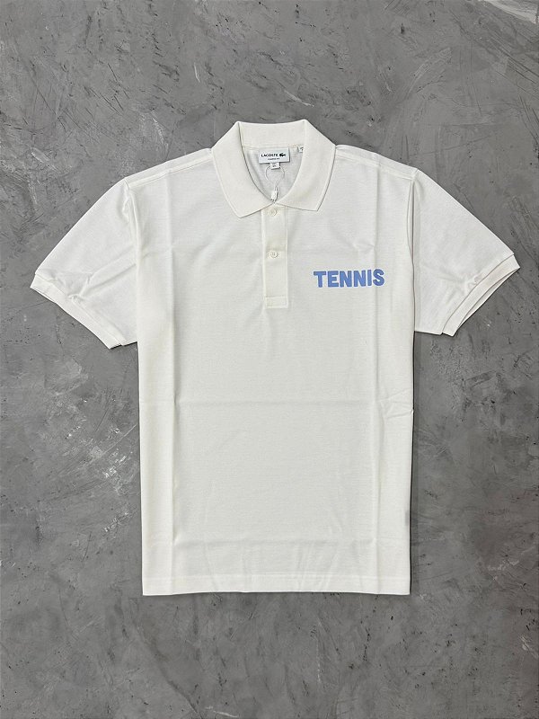 Polo Lacoste TENNIS Branca 2026