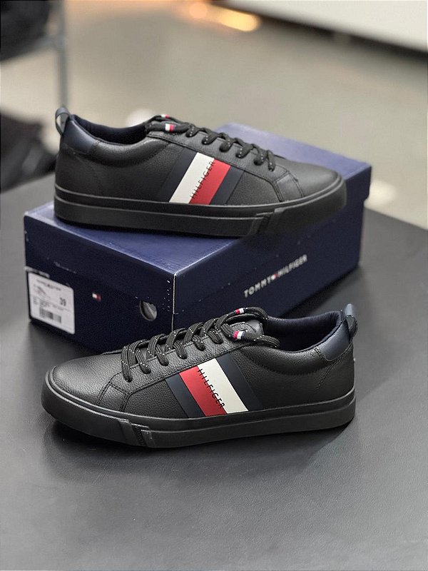 Tênis Tommy Hilfiger Dino 9A ( Preto )