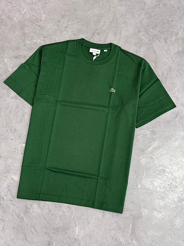 CAMISETA LACOSTE CLASSIC FIT VERDE