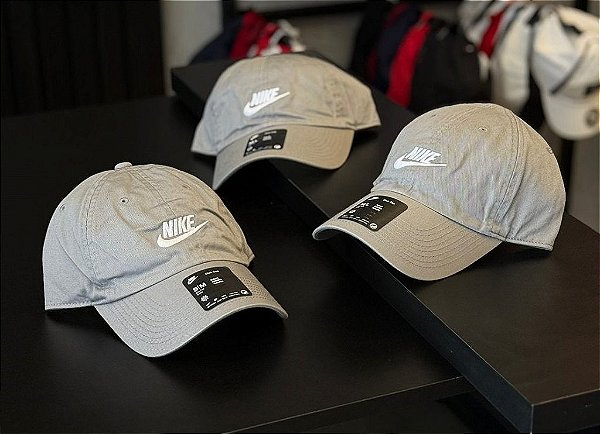 BONÉ NIKE CLUB CINZA