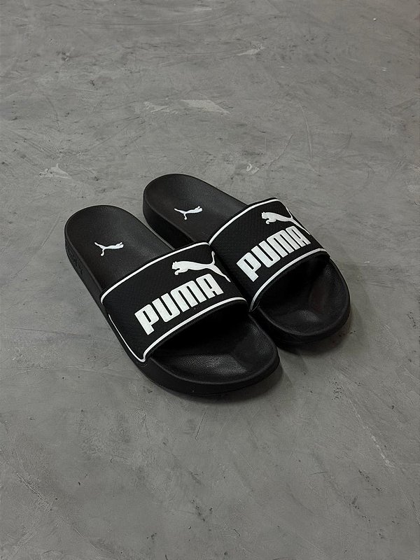 CHINELO PUMA LEADCAP 2.0 PRETO