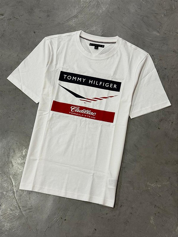 CAMISETA TOMMY HILFIGER CADILLAC BRANCA