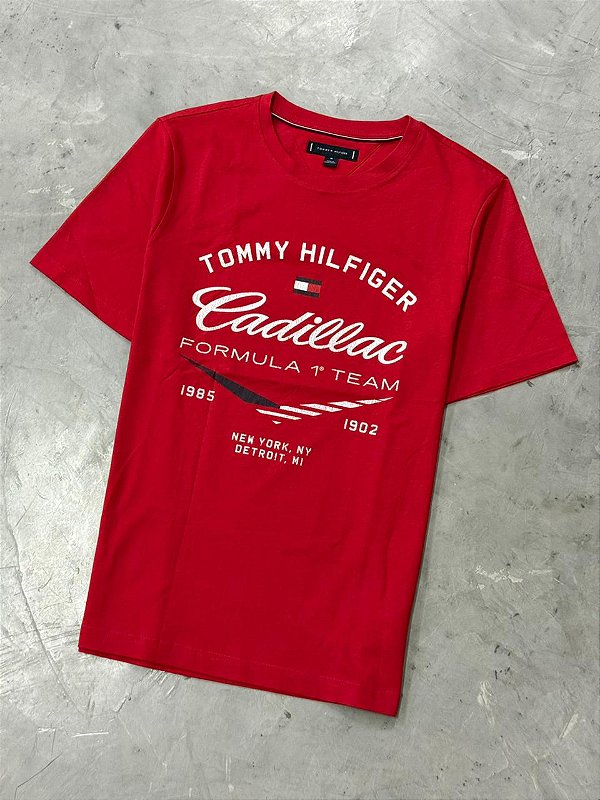 CAMISETA TOMMY HILFIGER CADILLAC VERMELHA