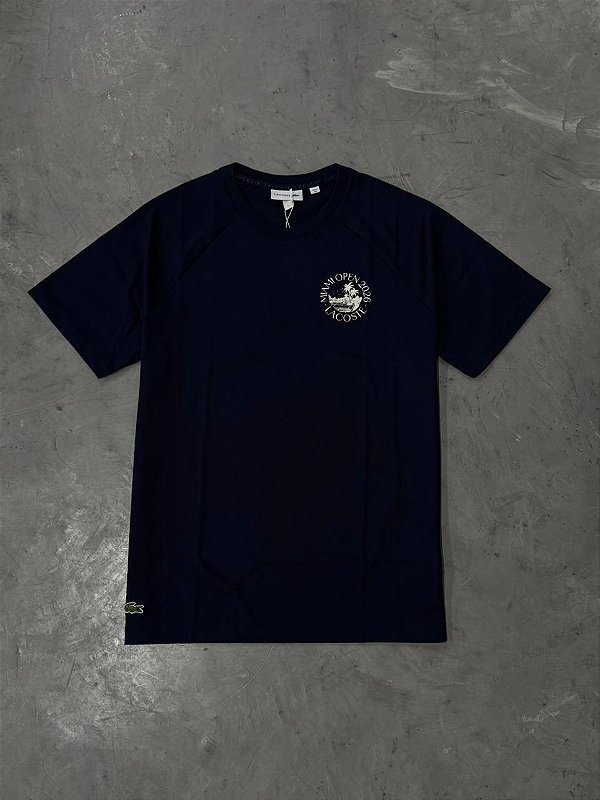Camiseta Lacoste Miami Open (Azul Marinho)