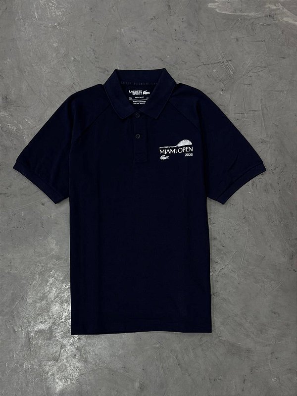Polo  Lacoste Miami Open (Azul Marinho)