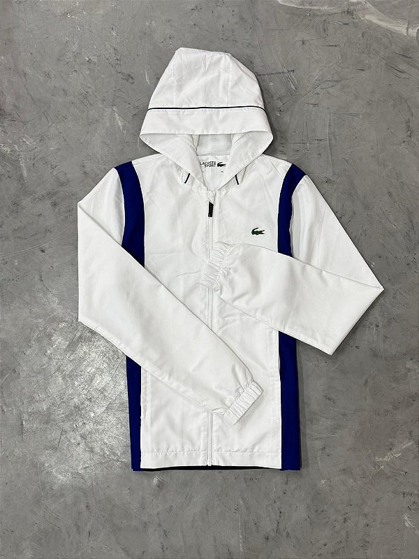 Jaqueta Lacoste Logo Emborrachado (Branca)