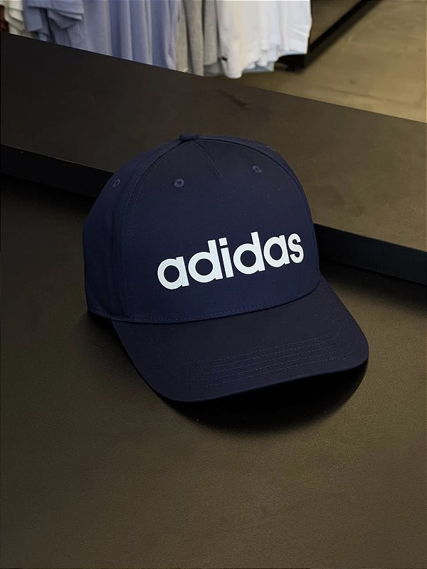 BONÉ ADIDAS LETREIRO AZUL MARINHO