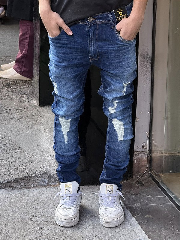 CALÇA JEANS JOGADOR PREMIUM (0558)