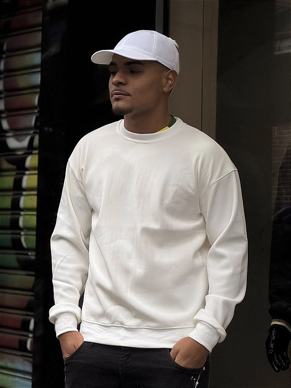 SUÉTER PADRÃO ZARA FLANELADO (BRANCO)
