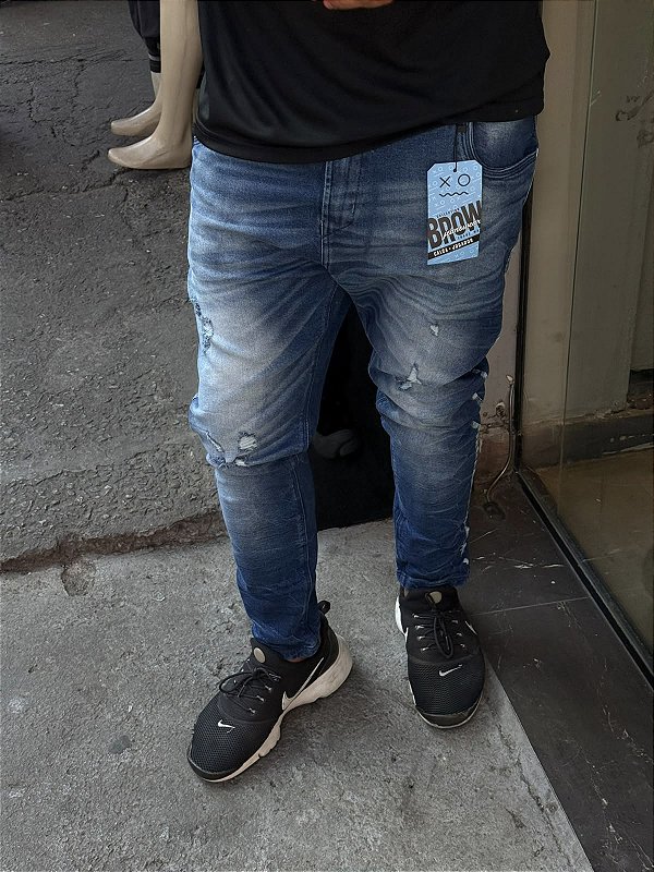 CALÇA JEANS JOGADOR PREMIUM BROW JEANS (0169)