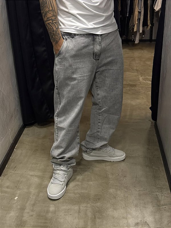 Calça Jeans Premium Cargo Lisa (0704)