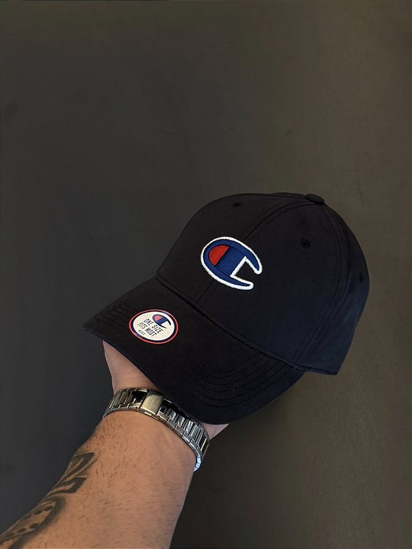 BONÉ CHAMPION SNAPBACK CLASSIC TWILL HAT (PRETA)