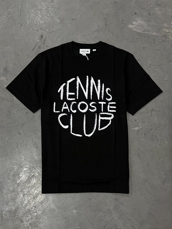 Camiseta Lacoste Tenis Club 2026 Preto