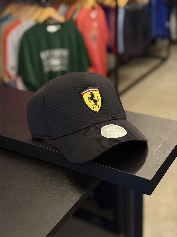 Boné Puma Scuderia Ferrari Baseball (Preto)