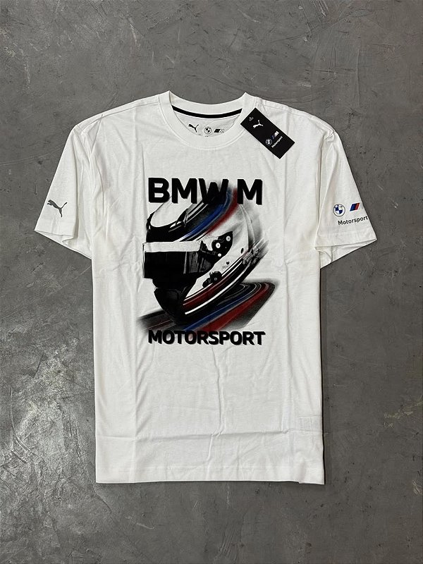 Camiseta Puma BMW M Motorsport Helmet (Branca)