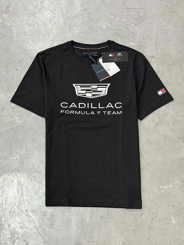Camiseta Tommy Hilfiger x Cadillac Formula 1® Team Logo Black