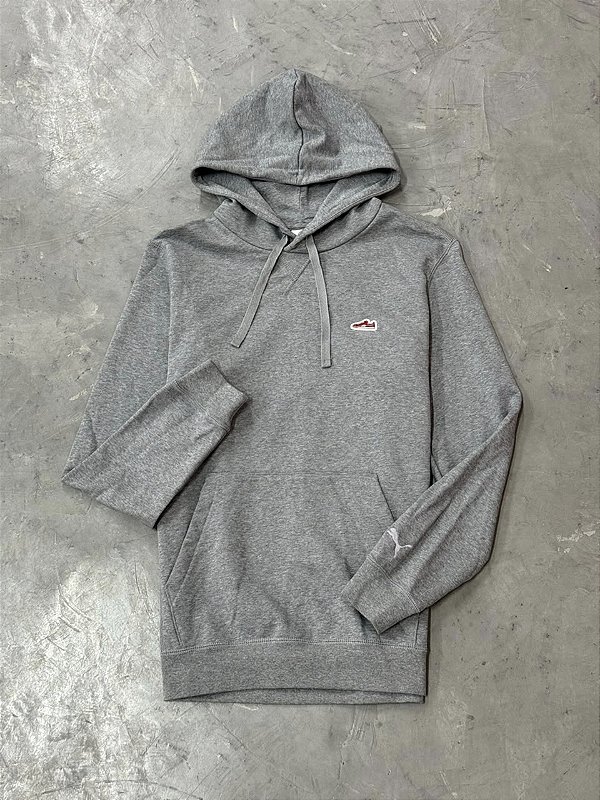 Moletom  Puma Wardrobe Essentials Suede Pullover Cinza