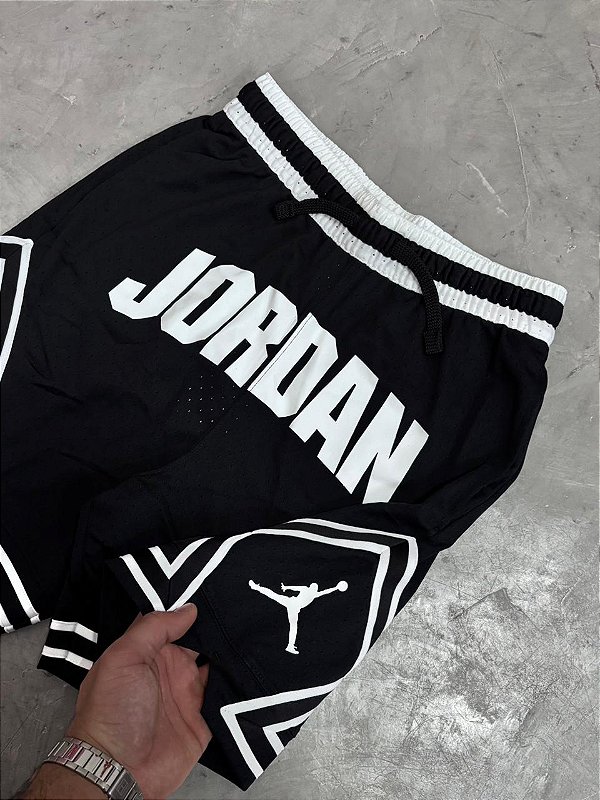 Shorts Air Jordan Men's Basketball Shorts Black, White