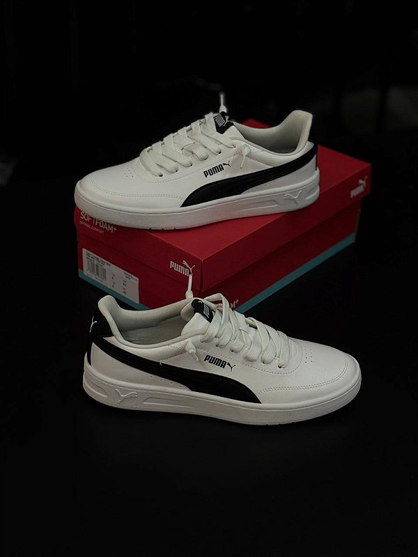 TÊNIS PUMA COURT CLASSIC CLEAN BRANCO