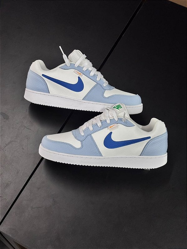 tênis Nike Ebernon Low Premium "Sail / Star Blue / White / Stadium Green"