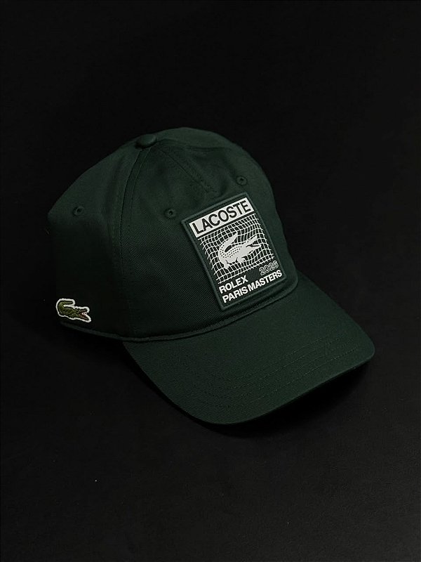 Boné Lacoste Rolex Paris master 2026  Verde Escuro