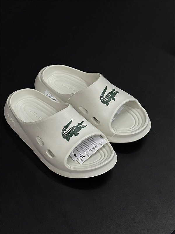 Chinelo Lacoste Meduz Slide Off-White