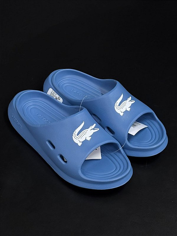 Chinelo Lacoste Meduz Slide Azul Synthetic