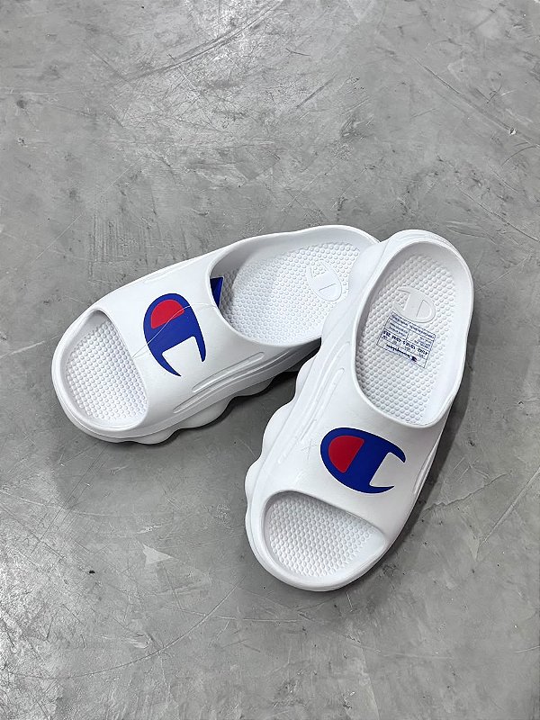 Chinelo Slide Champion Spheric Branco