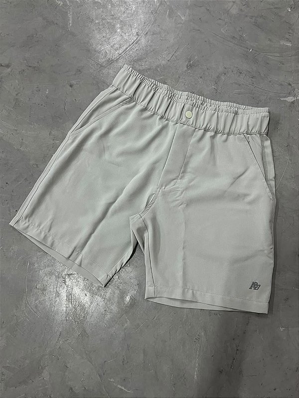 Shorts Aeropostale Poliéster Cinza
