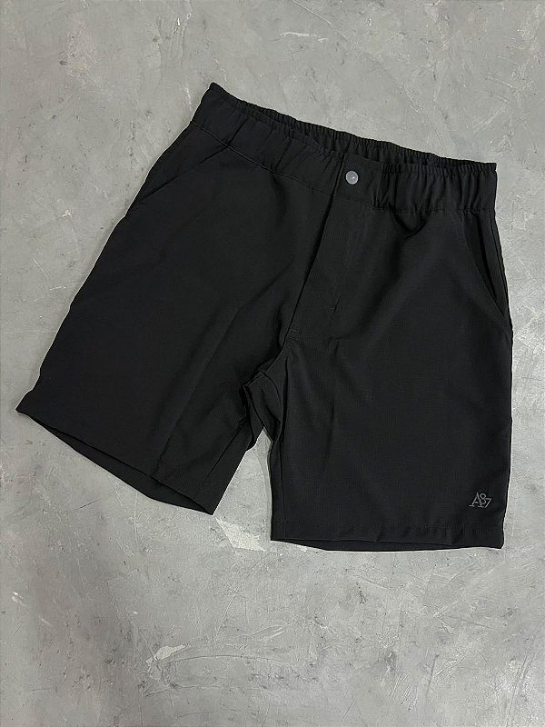 Shorts Aeropostale Poliéster Preto