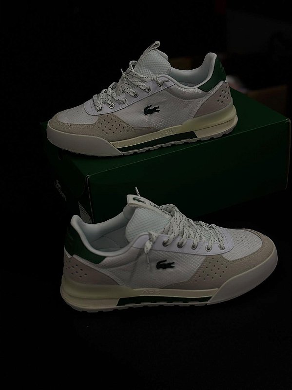 Tênis Lacoste Slam Break 226 4 SMA (White/Dark Green)