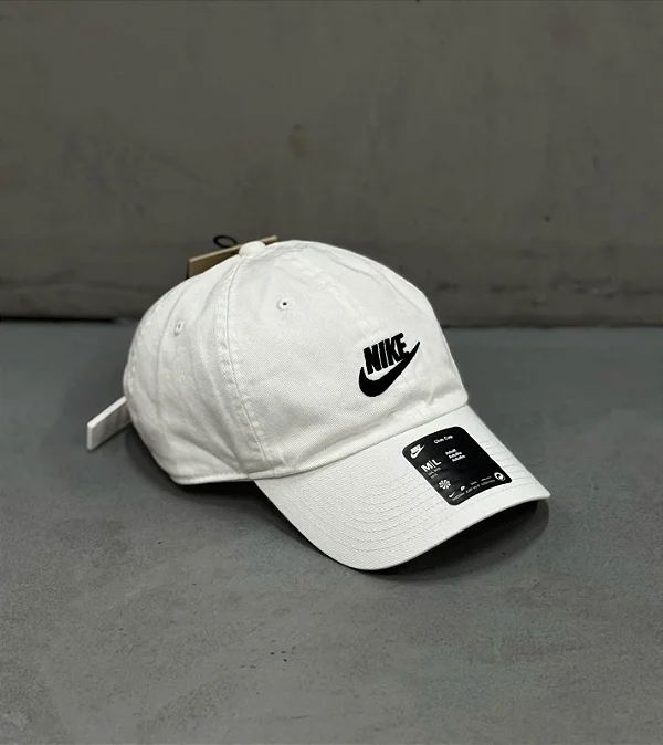 Boné Nike Club Unissex Adulto P/M ( Branco )