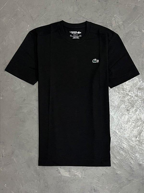 Camiseta Lacoste Ultra Dry Masculino (PRETA)