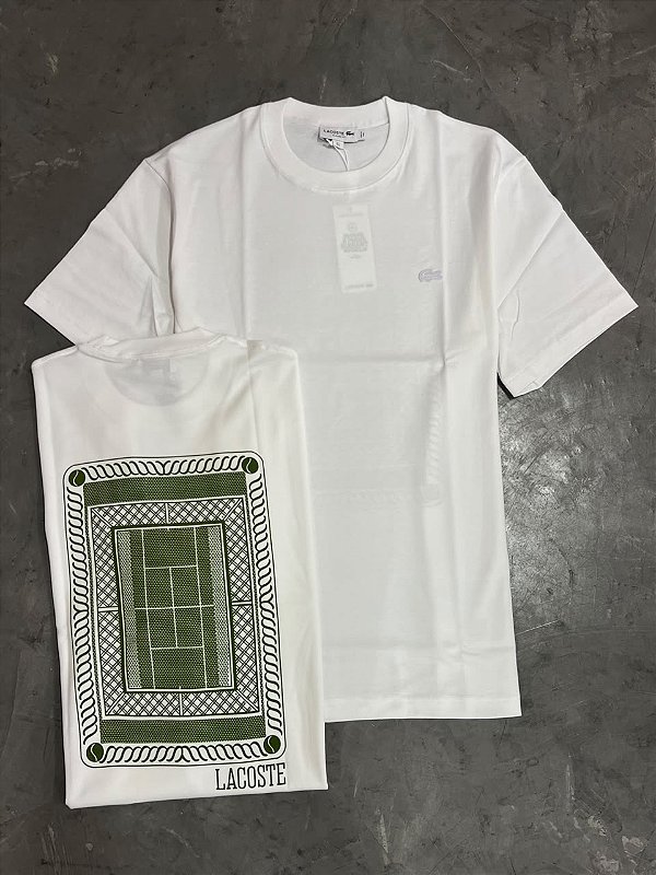 Camiseta Lacoste Sport Quadra Tennis (BRANCA)