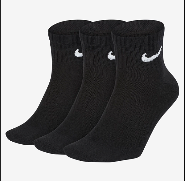 Meia Nike Everyday Lightweight (3 Pares) Unissex (G)