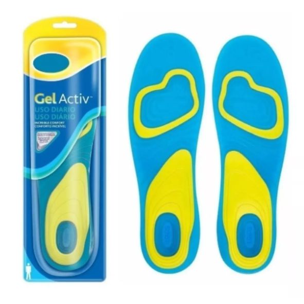 Palmilha Ortopédica Gel Silicone Anti-impacto - Gel ACTIVE