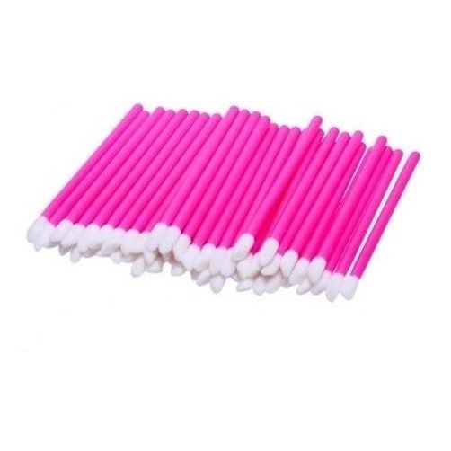 100 Unidades Pincel Aplicador Descartável De Batom Gloss Maquiagem