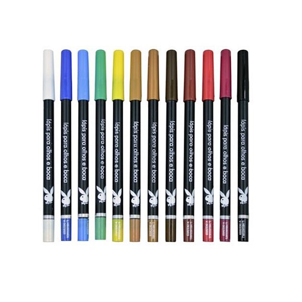 Lápis de Olhos e Contorno Labial 2 em 1 Playboy