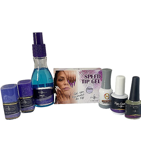 O Kit Completo para alongamento de unhas com Speed Tip Gel
