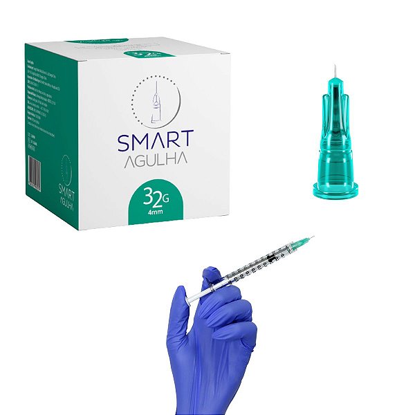 Smart Gr Agulha de Lebel 32g 4mm Caixa com 100 Unidades