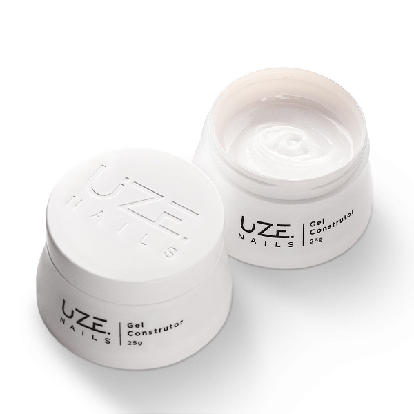 GEL CONSTRUTOR NATURAL BABY WHITE 25G - UZE NAILS