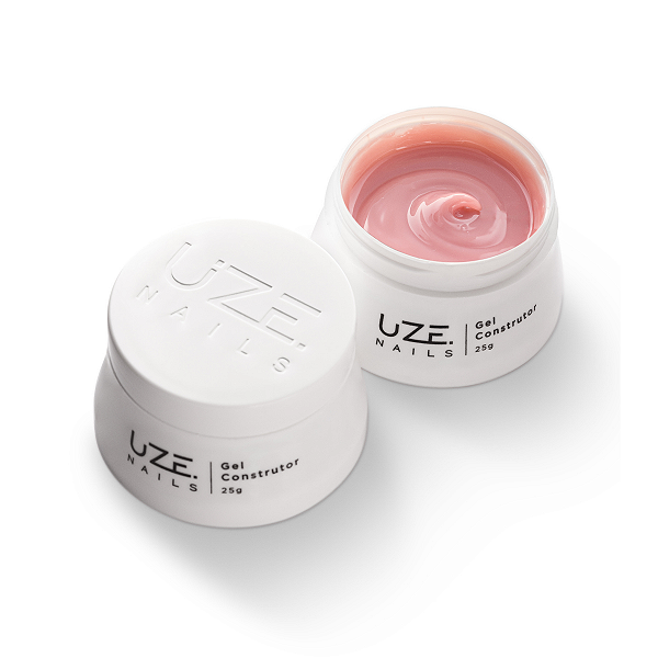 GEL CONSTRUTOR NATURAL NUDE PINK 25G - UZE NAILS